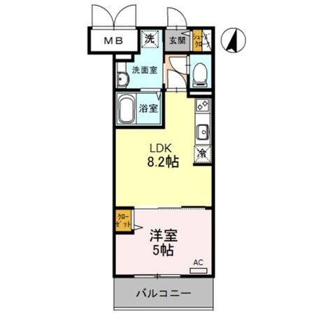 塚本駅 徒歩6分 8階の物件間取画像